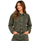 ICHI Phella Jacket Forest Night
