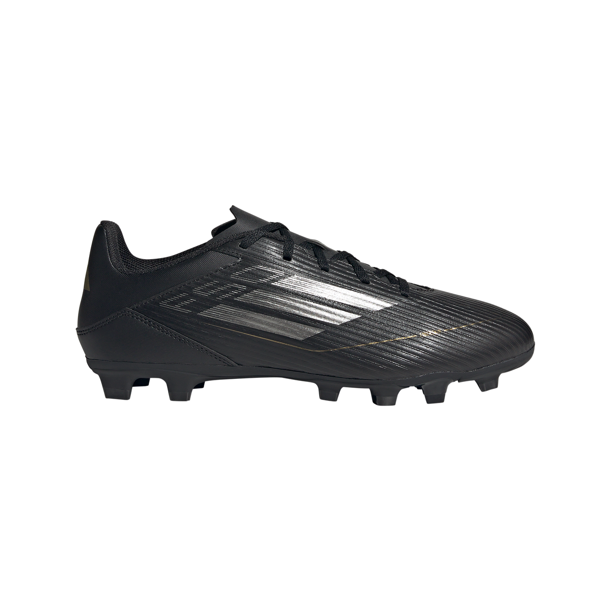 Adidas Football Boot F50 Club FxG Black/Iron Metallic/Gold Metallic