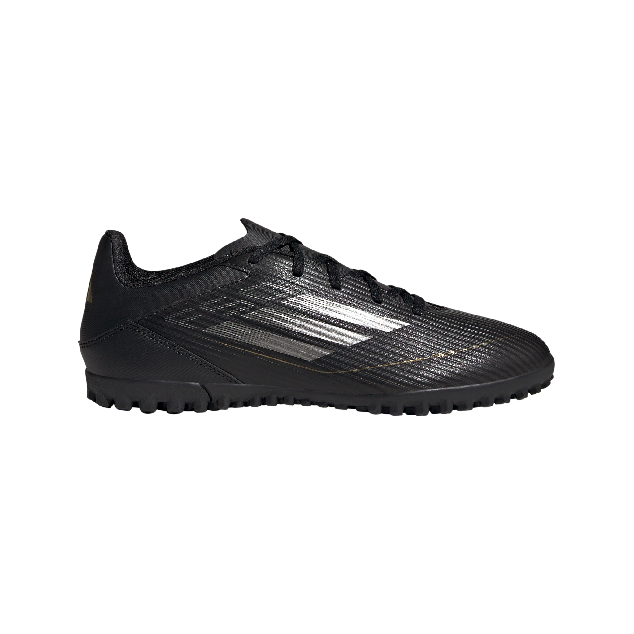 Adidas F50 Club Astro Turf Black/Iron Metallic/Gold Metallic