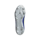 Adidas Junior Football Boot F50 FG/MG J Messi Silver Met/Solar Yellow/Lucid Blue