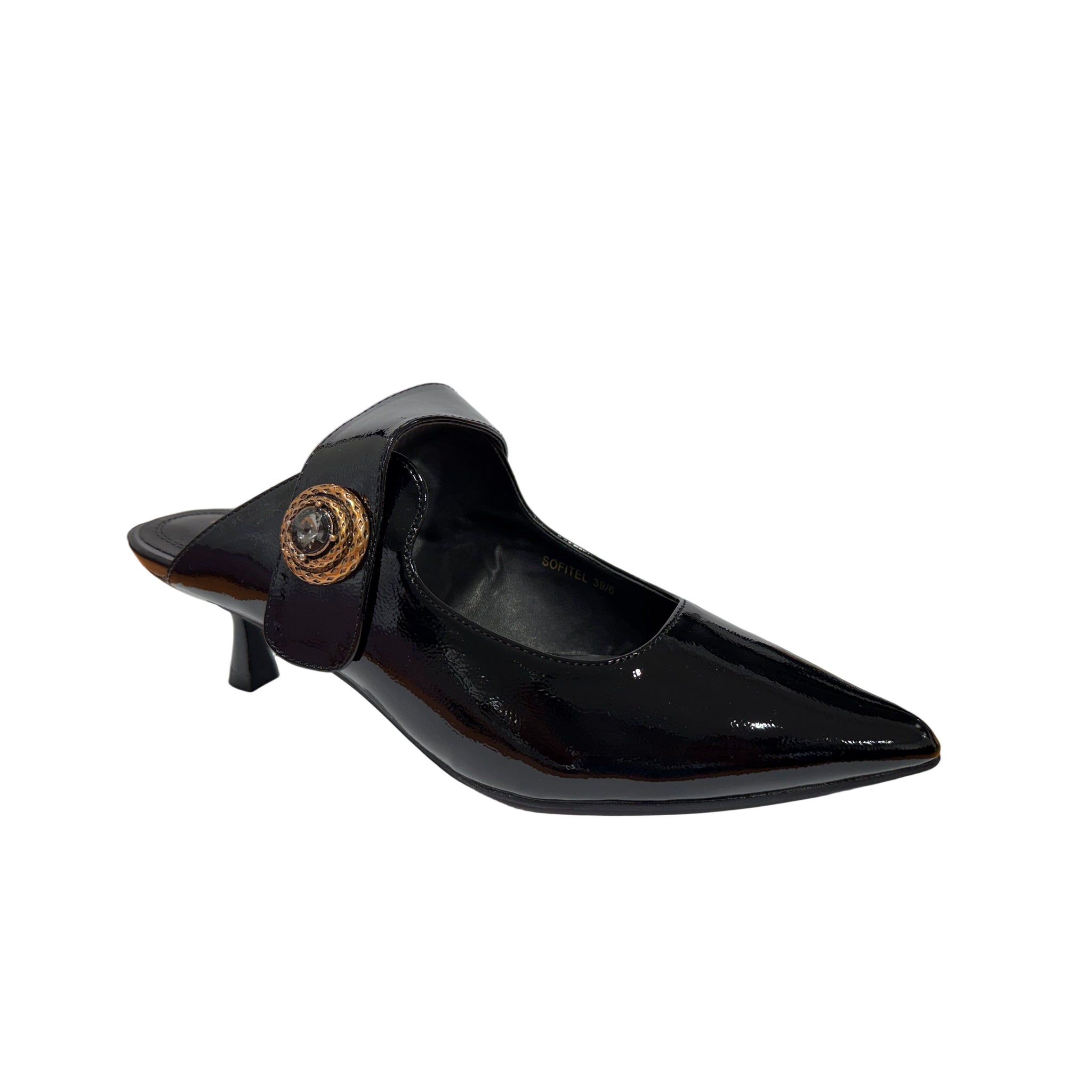Sorento Womens Shoe Sofitel Black Shine