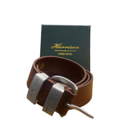 Harrison Mens Leather Belt B1 206 Brown