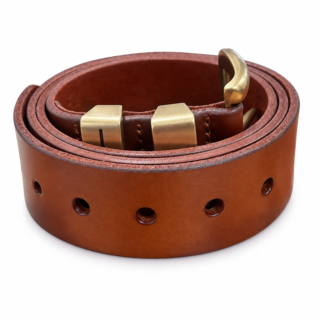 Harrison Mens Leather Belt B1 101 Tan