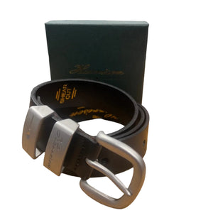 Harrison Mens Leather Belt B1 401 Black