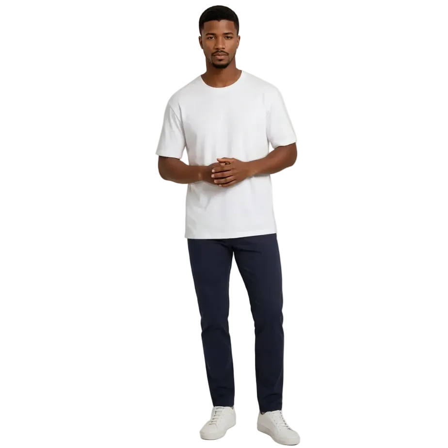 Bugatti Mens Trousers 3020-76101 Navy Blue