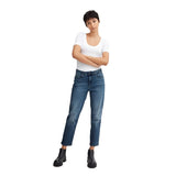 Ichi Womens Twiggy Raven Jeans Medium Blue