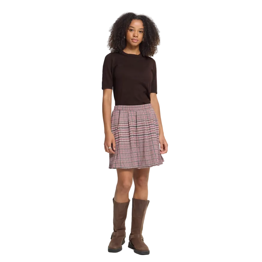 Ichi women's brown knitted pullover