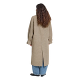 Ichi Womens Jacket Gaziva Desert Taupe Melange