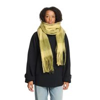 Ichi Womens Scarf Signe Olive Branch