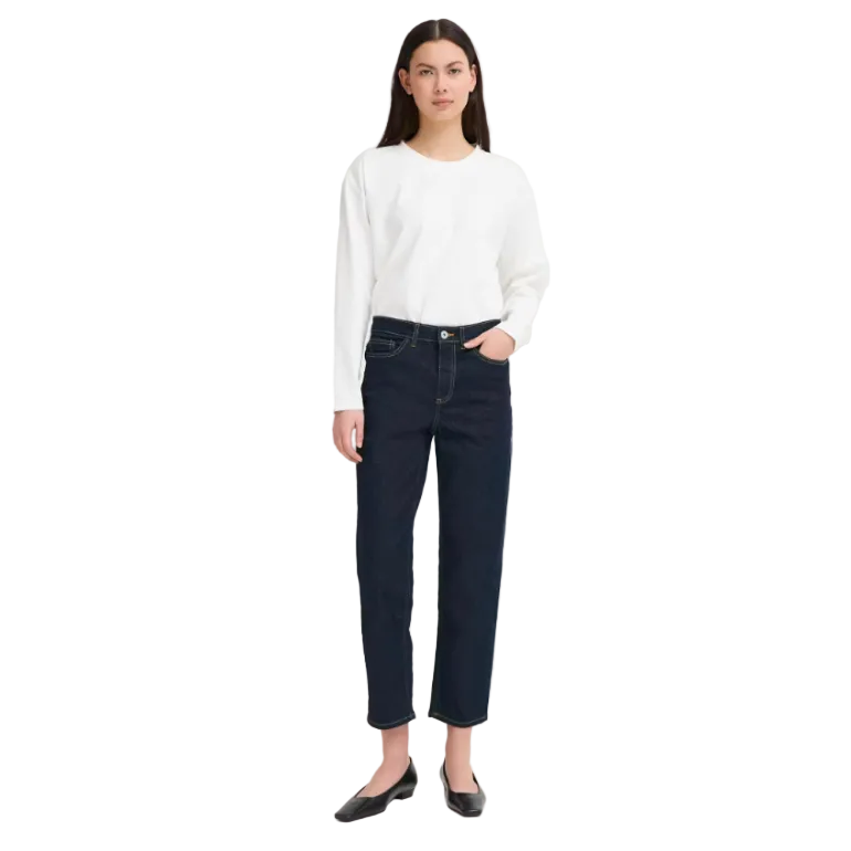 Ichi Womens Jean Twiggy Raven Denim Authentic Blue