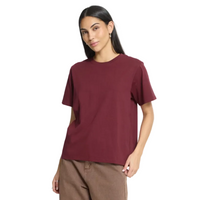 Ichi Womens T-Shirt Palmer Loose Zinfandel