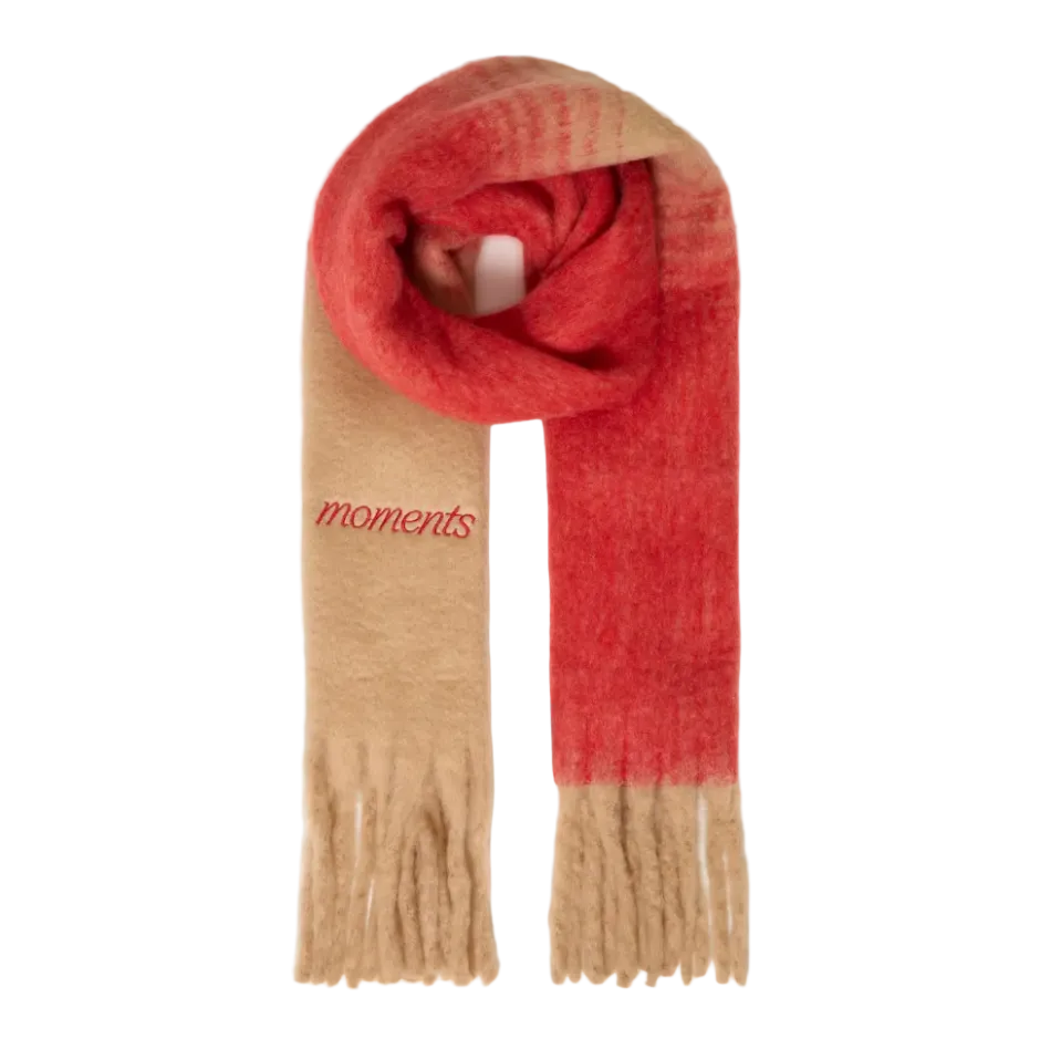 Ichi women's Merella scarf in salsa red