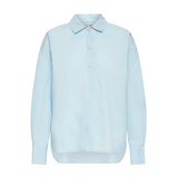 Ichi Womens Shirt Lisari LS Celestial Blue