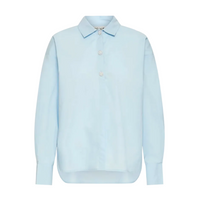 Ichi Womens Shirt Lisari LS Celestial Blue