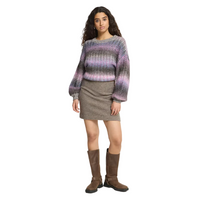 Ichi Womens Skirt Wolca Greige Melange