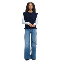Ichi Womens Knit Povoke Total Eclipse