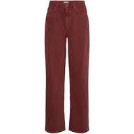Ichi Womens Jeans Havena Madder Brown