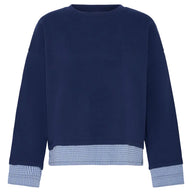Ichi Womens Jumper Pinda Mix Maritime Blue