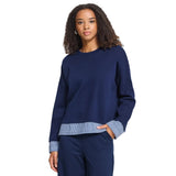 Ichi Womens Jumper Pinda Mix Maritime Blue