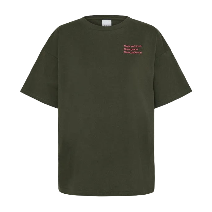 Ichi Womens T-Shirt Kamille Loose Rosin/Birch