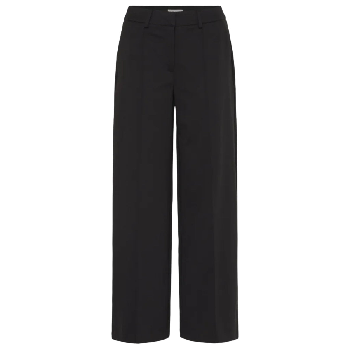 Ichi Kate women's black wide-leg office trousers