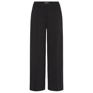 Ichi Womens Trousers Kate Office Wide Black