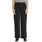 Ichi Kate women's black wide-leg office trousers