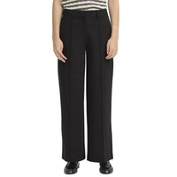 Ichi Kate women's black wide-leg office trousers