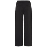 Ichi Kate women's black wide-leg office trousers