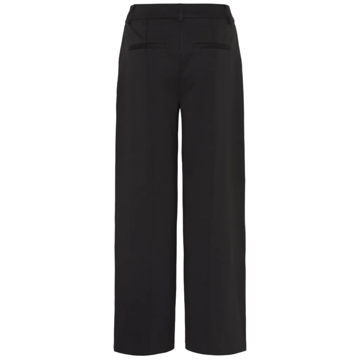Ichi Kate women's black wide-leg office trousers