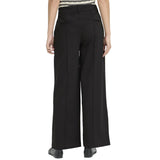 Ichi Kate women's black wide-leg office trousers