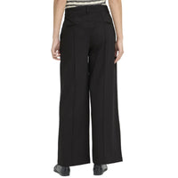 Ichi Kate women's black wide-leg office trousers