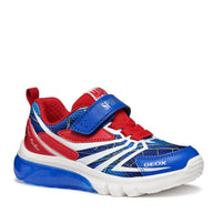 Geox boys' red lace-up trainer