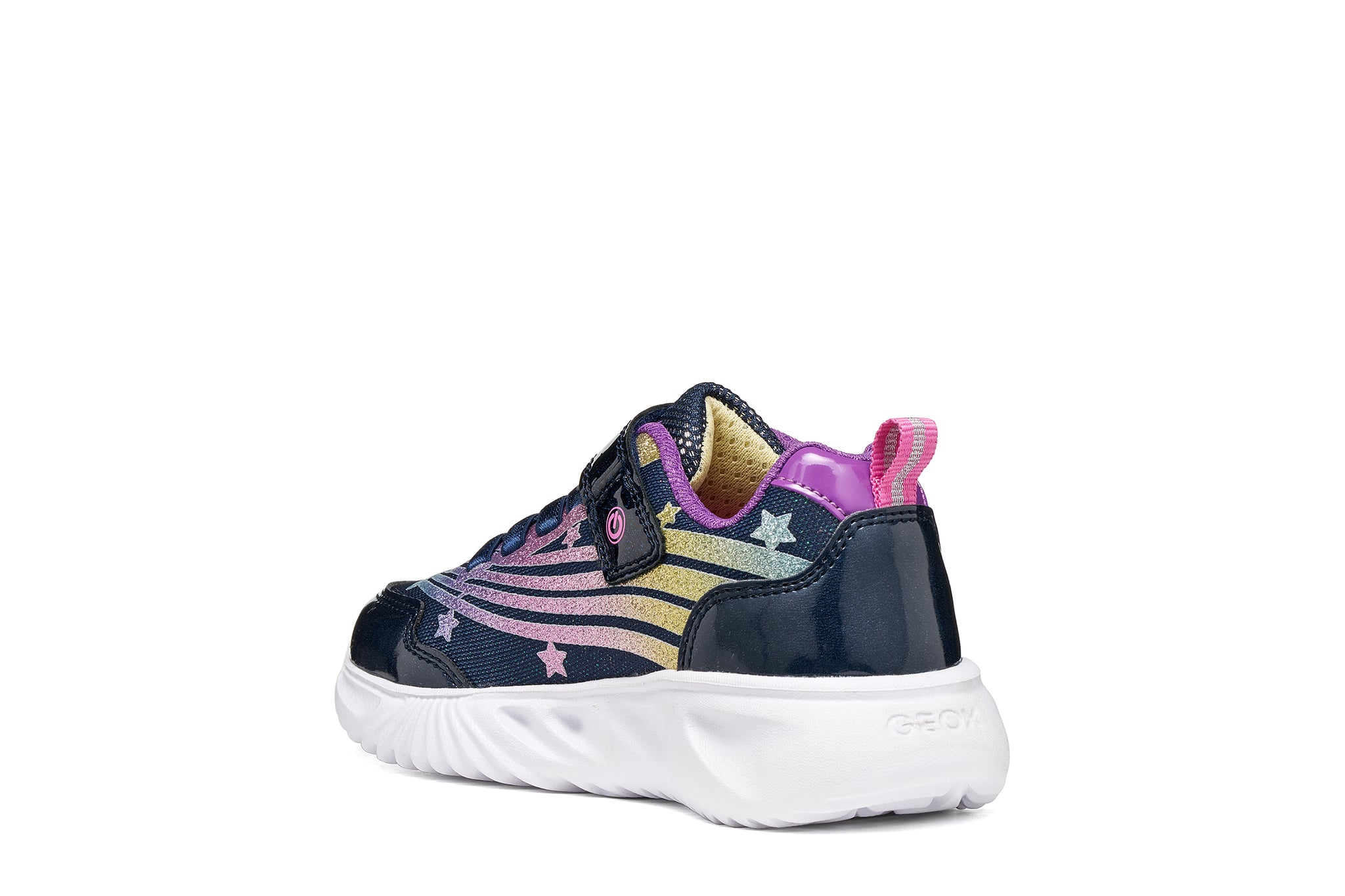 Geox girls' navy trainer