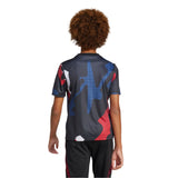 Adidas Junior Unisex Manchester United Pre Match Jersey 24/25 Black/Red/White