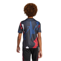 Adidas Junior Unisex Manchester United Pre Match Jersey 24/25 Black/Red/White