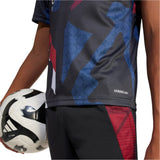 Adidas Junior Unisex Manchester United Pre Match Jersey 24/25 Black/Red/White