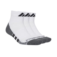 Adidas unisex black and white socks