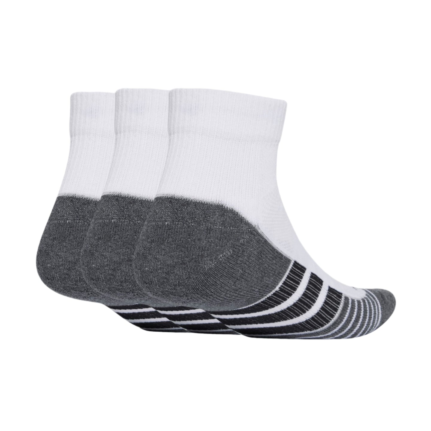 Adidas Unisex Socks 3 Pack Performance ClimaCool Cushioned Quarter White/Black