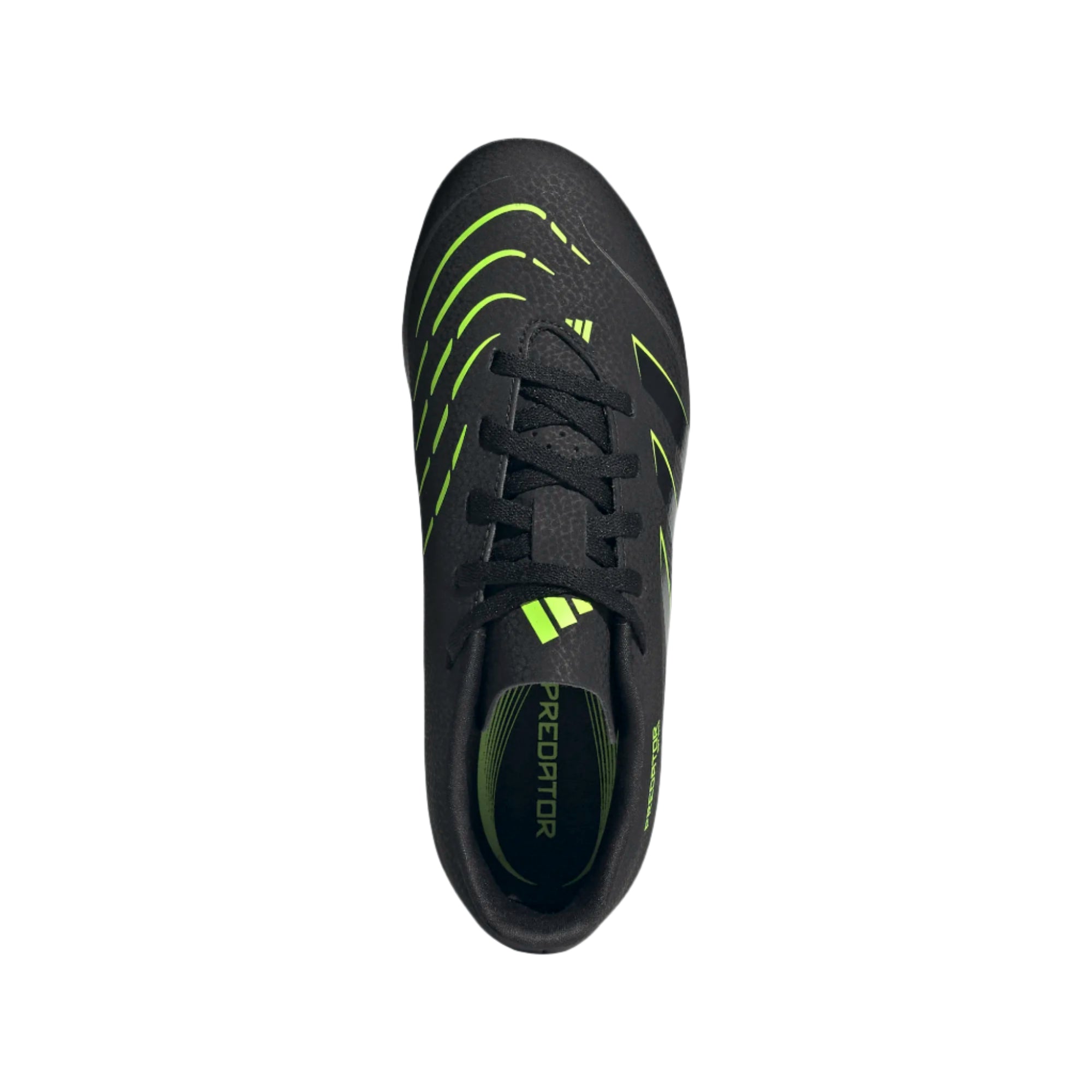 Adidas Junior Football Boot Predator Club FG/MG Black/Carbon/Luclem