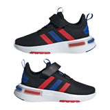 Adidas Kids Trainer Racer TR23 EL Black/Red/Royal Blue