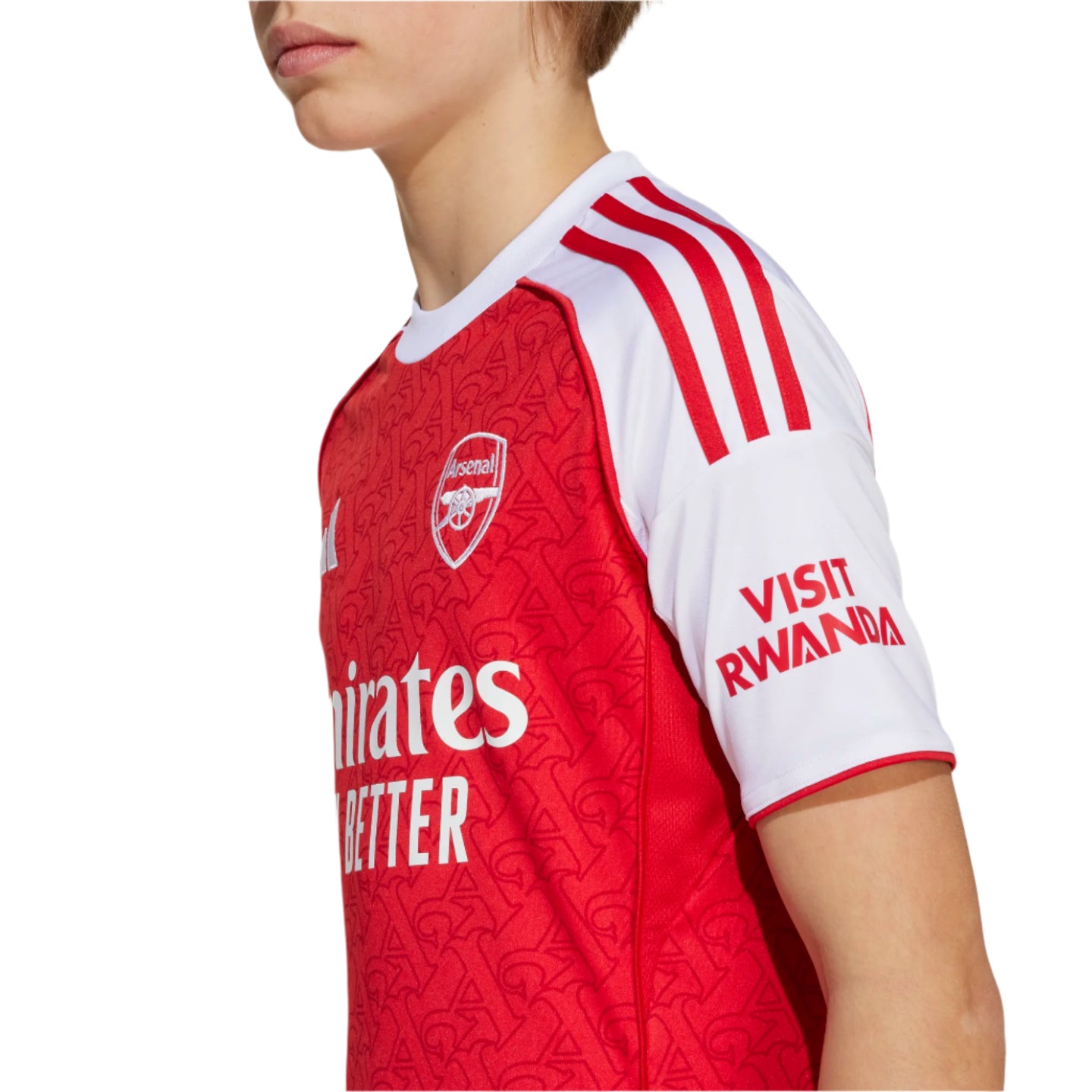 Adidas Arsenal Unisex Youth Home Jersey 25/26 Better Scarlet/White