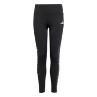 Adidas Girls Leggings JM3843 Black/Silver Metallic
