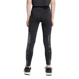 Adidas Girls Leggings JM3843 Black/Silver Metallic