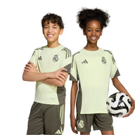 Adidas Real Madrid Kids Tiro 25 Competition Training Jersey Almost Lime