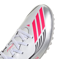 Adidas Mens Football Boots F50 Messi Club TF White/Red/Silver