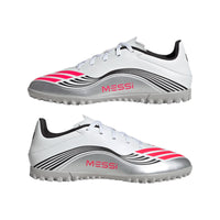 Adidas Mens Football Boots F50 Messi Club TF White/Red/Silver