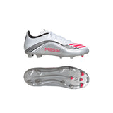 Adidas Junior Football Boot Messi League FG/MG Cloud White/Lucid Red/Silver Metallic