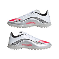 Adidas Junior Astro Turf F50 Messi League TF J White/Lucid Red/Silver