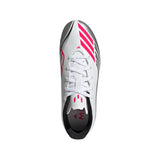 Adidas Junior Football Boot F50 Messi Club FG/MG Cloud White/Lucid Red/Silver Metallic